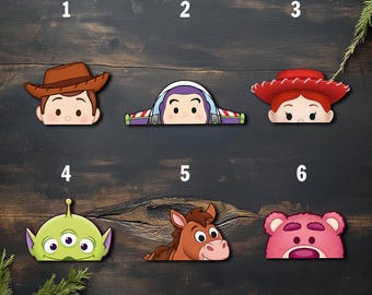 Disney Toy Story Buzz Lightyear and Woody Flying together Sticker Waterproof for Water bottles, laptops, and more,Pack Stickers G5N302