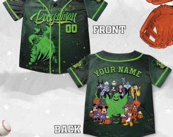 Nightmare Before Baseball Jersey Monster Baseball Jersey Halloween Jersey Shirt Horror Character Baseball Shirt Gifts D2JK11