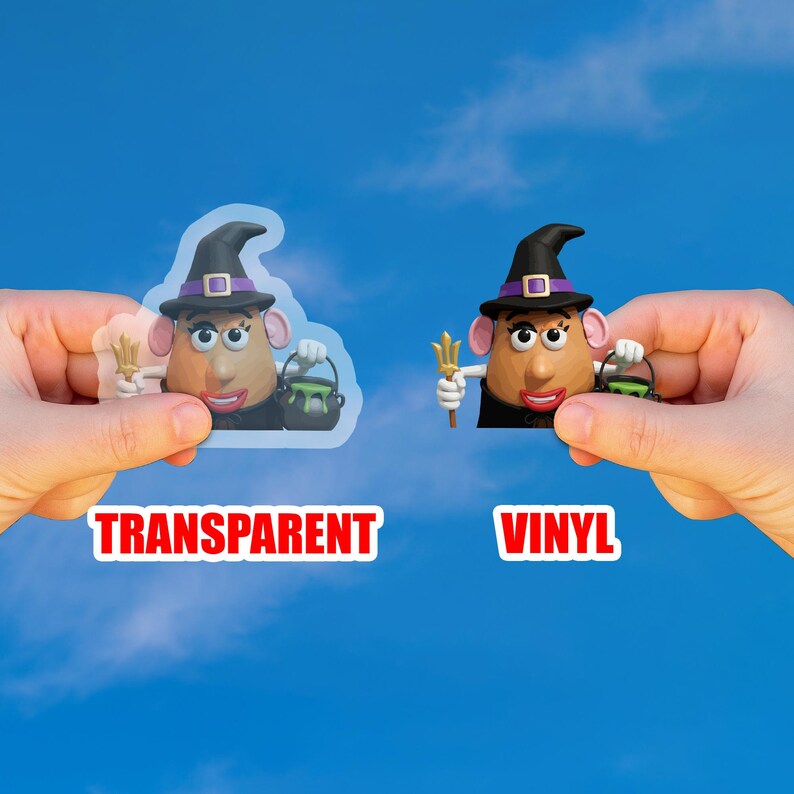 Disney Toy Story Mr And Mrs Potato Peekapoo Sticker, Waterproof for Water bottles, laptops, and more, Disney Stickers D2JB04-02 image 6