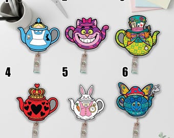 Alice wonderland badge Reel, Badge Reel, alice Badge Reel, Badge, custom Badge reels, Badge reels, alice in wonderland badge Reel  G6IV10