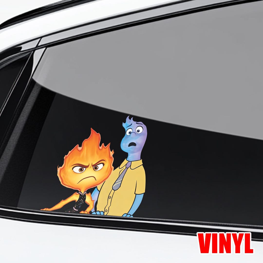 Disney Elemental Ember Wade Peeker Sticker – Vinyl Disney Elemental ...