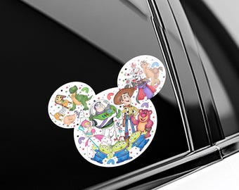 Personalized Toy Story Disney Sticker, Toy Story Sticker, Buzz Lightyear Sticker, Disney Sticker, Kids Disney Gift, Car Bottle Decor JCQW03