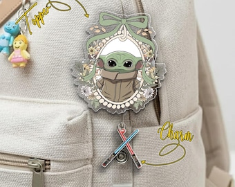 Custom Disney Star Wars Badge Reel, Disney Galaxy Acrylic ID Holder, Funny Han Solo Goofy Stormtrooper Reel,star Wars Fan C2CI09-02