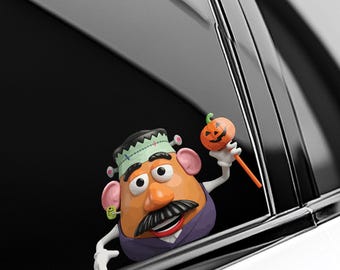 Disney Toy Story Mr And Mrs Potato Peekapoo Sticker, Waterproof for Water bottles, laptops, and more, Disney Stickers D2JB04-01