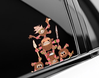 Funny Kakamoras Moana Peekapoo Sticker, Car Waterproof for Water bottles, laptops, and more, Disney Moana Stickers C1IS30