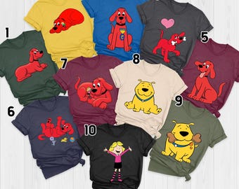 Clifford The Big Red Dog Shirt, Clifford Dog Children's Book Shirt, Clifford Dog Party Shirt, Book Charactters Shirt, Reading Day C2E106