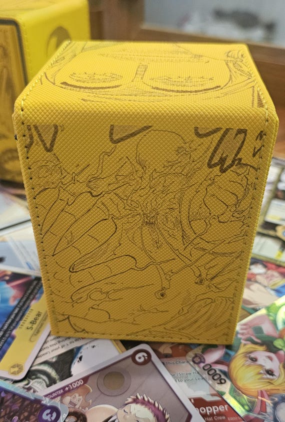 Enel One Piece TCG Custom Made Deck Box - Etsy Enel One Piece TCG Custom Made Deck Box - Etsy