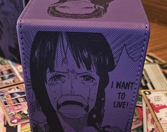 Nico Robin One Piece TCG Custom Made Deck Box - Etsy