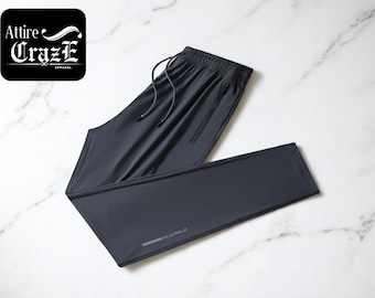 Men's Ice Silk Jogger Pants: Lightweight Quick-Dry Active Trousers