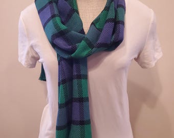 Black Watch Scarf w/ Short Fringe