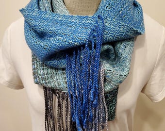 Winter Kitten Collection: Cowl Scarf - light jade weft