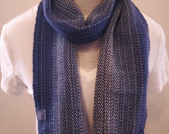 Winter Kitten Collection: Traditional Scarf with Short Fringe