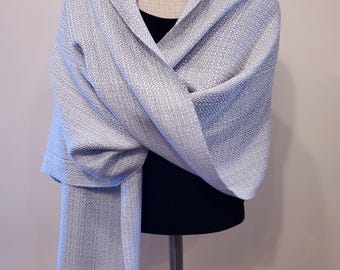 Wedding Day Collection: Shawl - Silver Weft