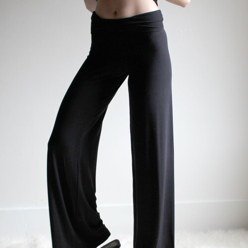 bamboo wide leg pants
