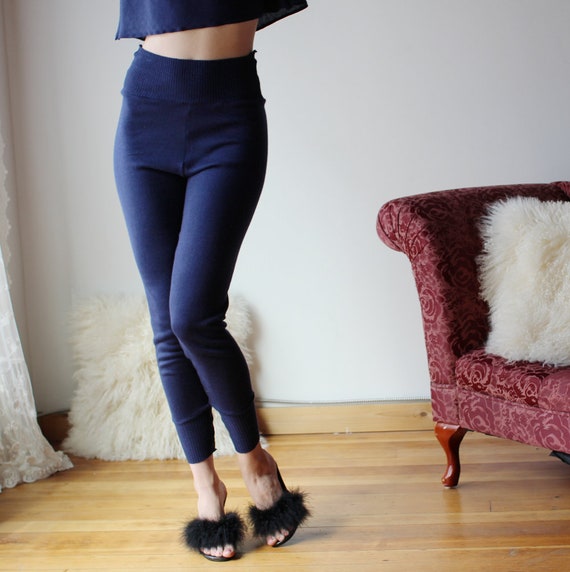 sweater knit lounge pants