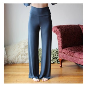 bamboo pajama pants with yoke waistband NOUVEAU bamboo sleepwear range made to order image 1