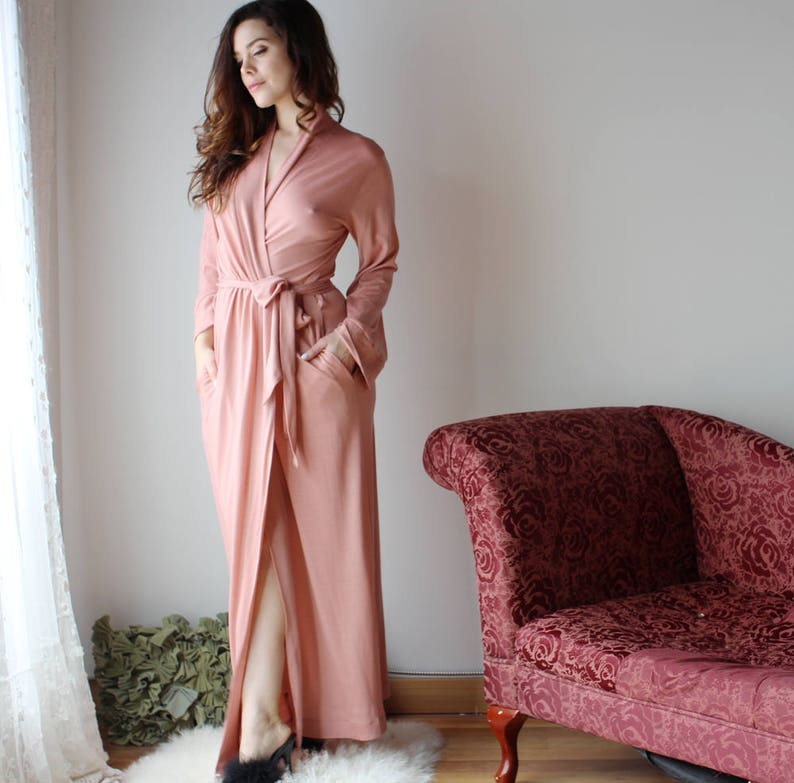 women's wool bathrobe