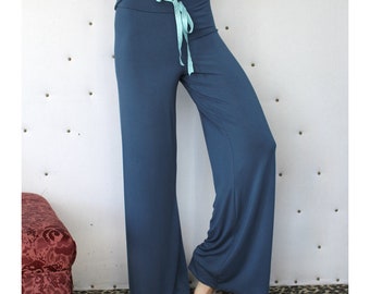 Bamboo Pants With Drawstring Waist 