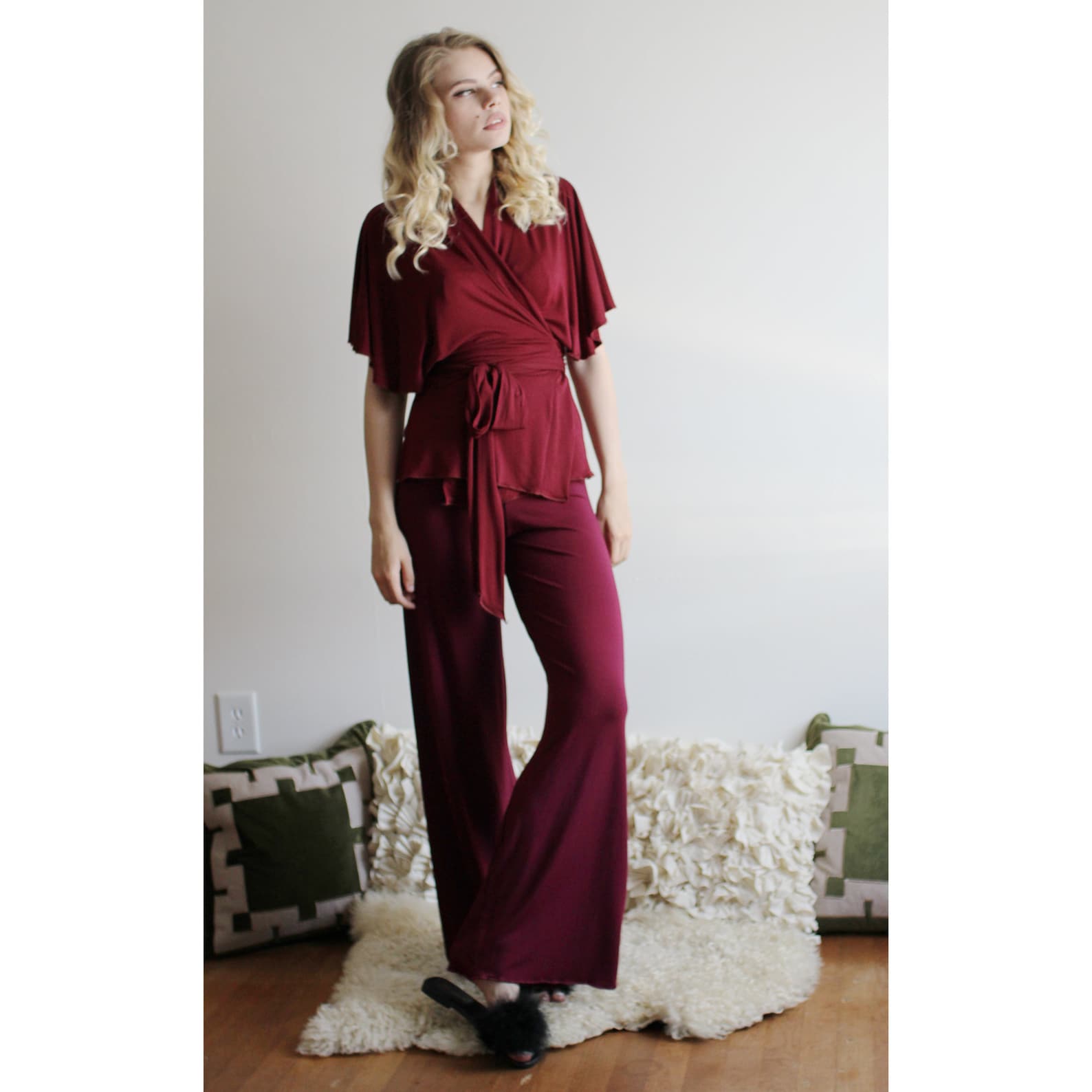 Womens Pajama Set Bamboo Pajama Set of 2 Bamboo Sleepwear Etsy