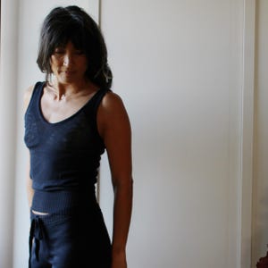 Merino Wool Sweater Tank Top, Handmade Clothing, Base Layer Underwear, Made in the USA,