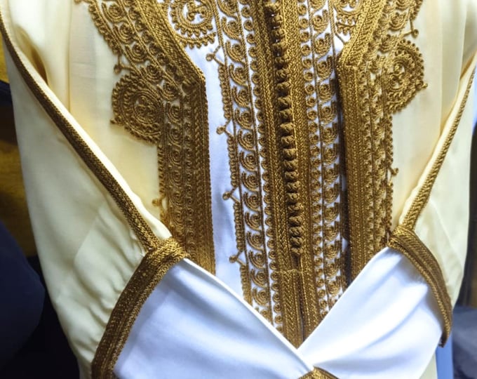 Featured listing image: 3 piece elegant boys traditional outfit, luxury design for special events.