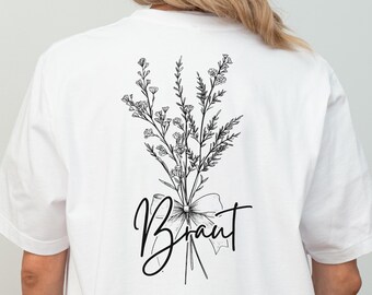 Bachelorette party bride, bride shirts Jga, team bride, personalized gift, maid of honor gift, bridesmaid gift, Jga woman