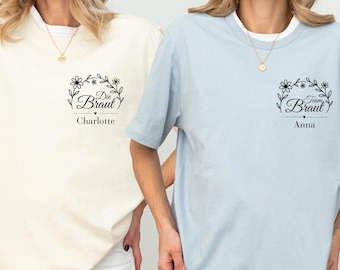 Bachelorette party bride, bride shirts Jga, team bride, personalized gift, maid of honor gift, bridesmaid gift, Jga woman