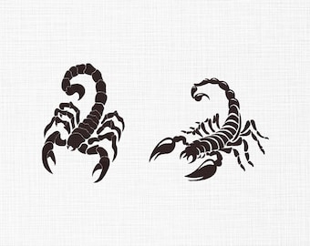 Scorpions Bundle Embroidery Design Wild Scorpions Embroidery Scorpions Animal Embroidery Design Machine Embroidery 5 Sizes Digital Download