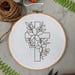 Flower Cross Embroidery Pattern, Christian Embroidery Pattern, Cross ...