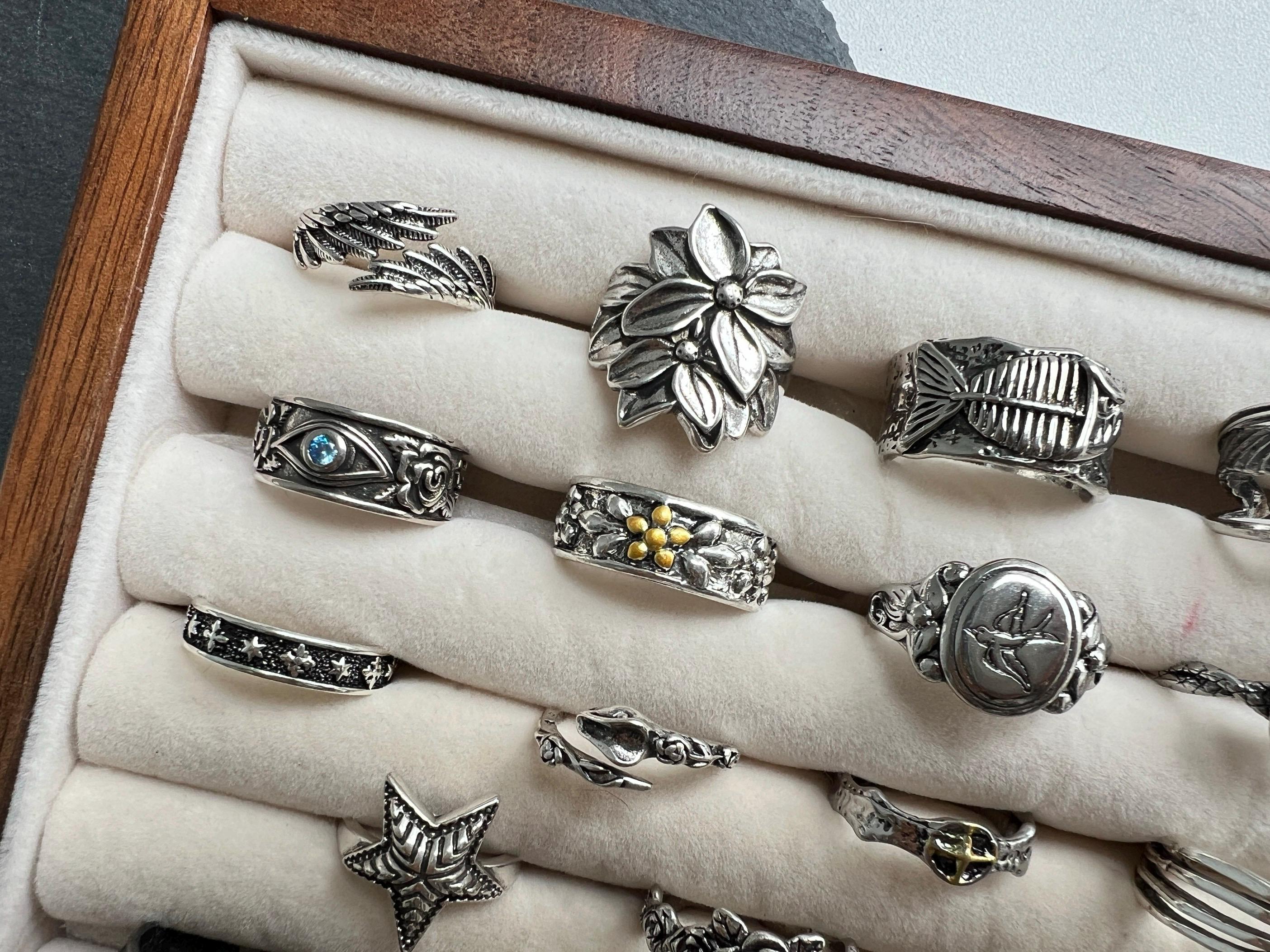 Buy 2 Free Shipping!vintage Statement Ring Collection,gothic Rings,y2k ...