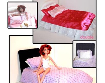 FDB fashion doll bed pattern for dolls up to 18"