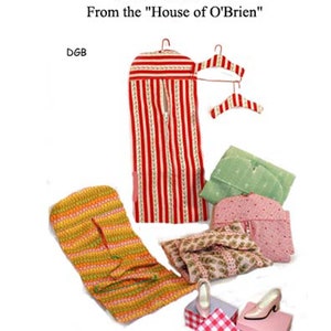 sewing pattern for doll garment bag
