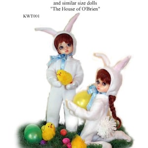 Hoppy Easter pattern for Tiny Kaye Wiggs