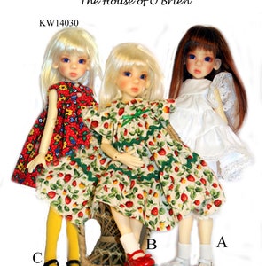 Ruffles or Not sewing pattern for 14&quot;  Kaye Wiggs