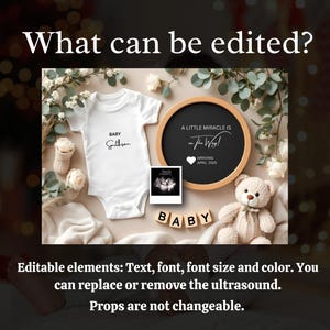 Modello modificabile per annuncio di nascita, annuncio di nascita modificabile, download digitale per baby shower, annuncio di nascita personalizzabile