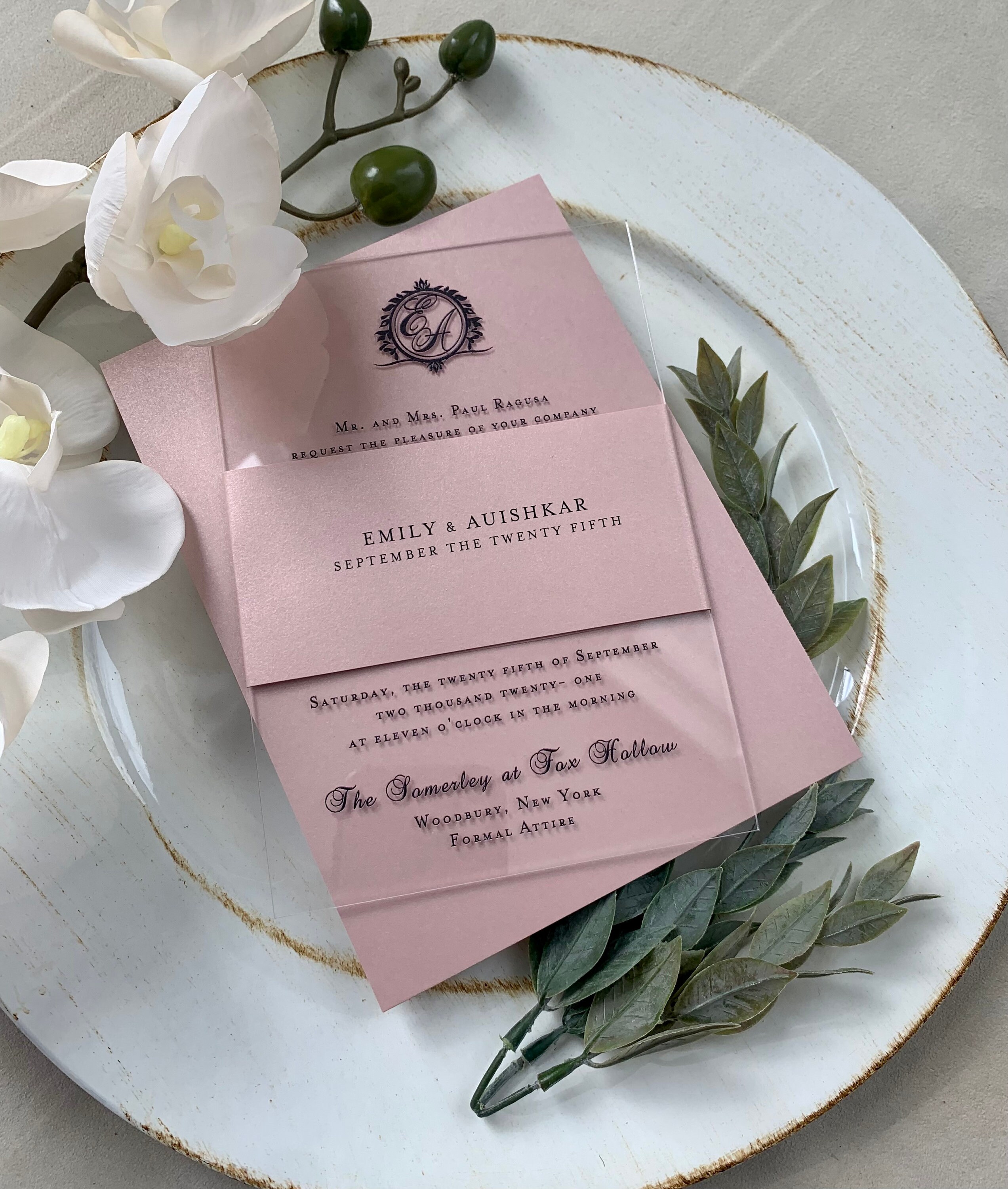 Wedding Card Boxes Hollow Mr & Mrs Floral Pattern Gift Envelope