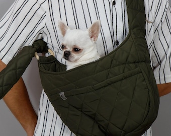 Portabebés de viaje para mascotas: cómodo bolso para perros y gatos con correa ajustable y correa de seguridad