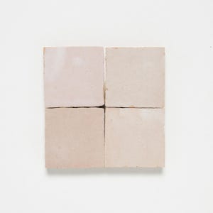 Authentic moroccan Zellige Tiles - Handmade in Morocco and shipped worldwide- Pink tones