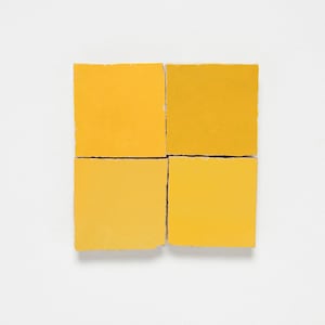 Authentic moroccan Zellige Tiles - Handmade in Morocco and shipped worldwide- Yellow tones