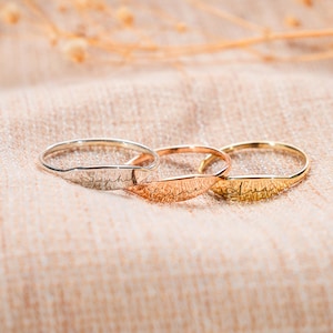 Personalized Skinny Bar Ring: Custom Name Stacking Ring