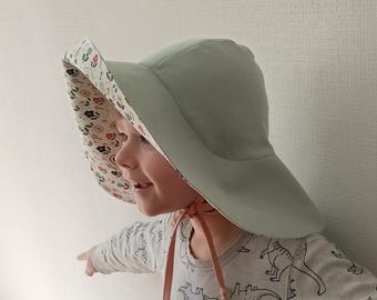 Sunhat PDF Sewing Pattern | Wide Brim Hat Pattern | Beach Hat Summer pattern | Baby Toddler Children hat | Bucket Hat Pattern | Baby bonnet