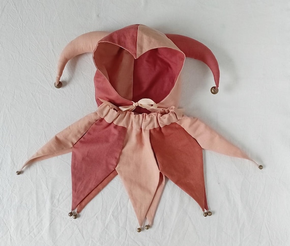 Jester Costume PDF Sewing Pattern: Hat and Collar / Clown outfit / Renaissance Halloween costume / DIY Circus party for adults & kids