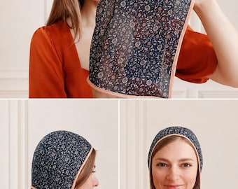 Adult Medieval Coif Sewing Pattern PDF – Historical Bonnet Tutorial – A4, US Letter