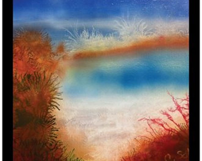 Coral Seascape - Poster - 11" x 17" - by Makana Art Studio