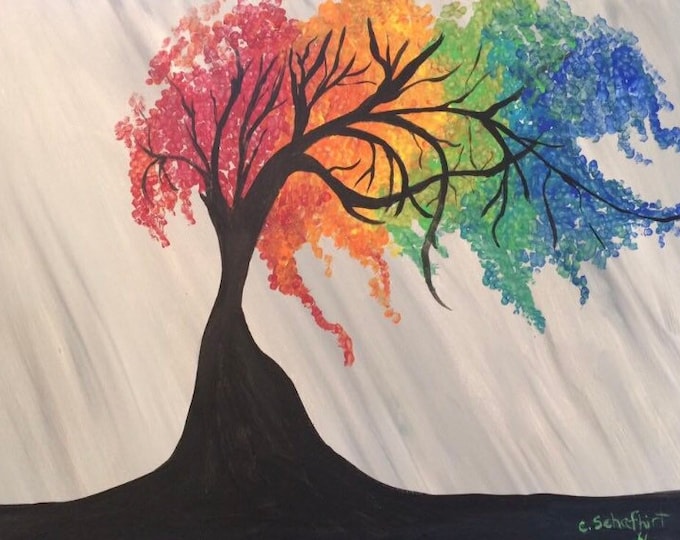 Workshop: Painting "Tree in the Wind" (18" x 24") at Makana Art Studio - Biloxi, MS