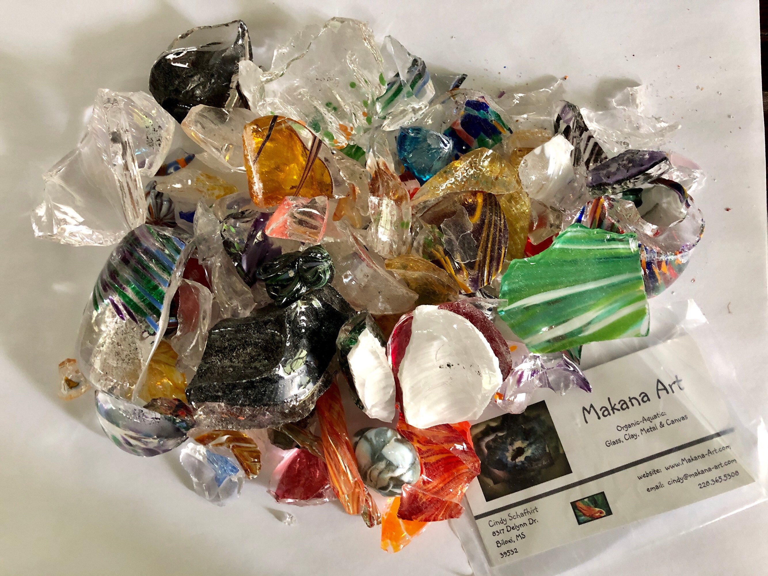 15 lb.Hand Blown Glass Shards Glass Scraps Glass and Resin Etsy