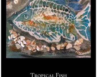 Tropical Fish - Poster - 11" x 17" - by Makana Art Studio