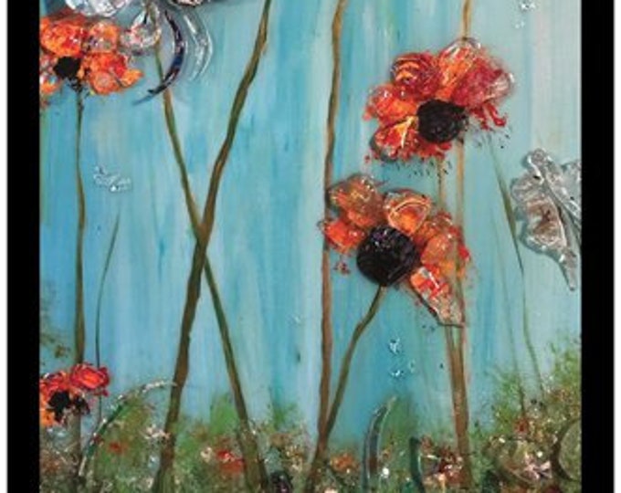 Wild Flowers - Poster - 11" x 17" - by Makana Art Studio