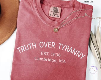 Harvard Resistance Comfort Colors Shirt: Academic Independence Activist Tee
