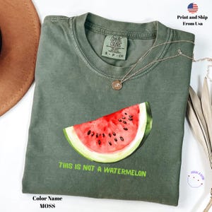 This Is Not A Watermelon Tee, Free Palestine Tshirt, Pro Palestine Shirt, Watermelon Shirt, Palestine Will Be Free Shirt, Unisex Watermelon